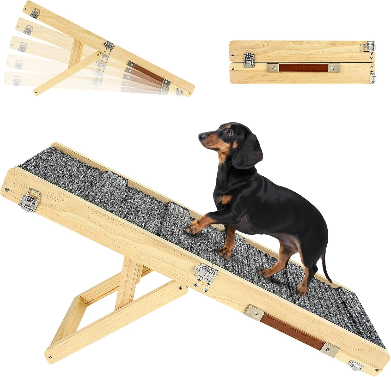The folding wooden dog ramp shown in the original catalog photograph
